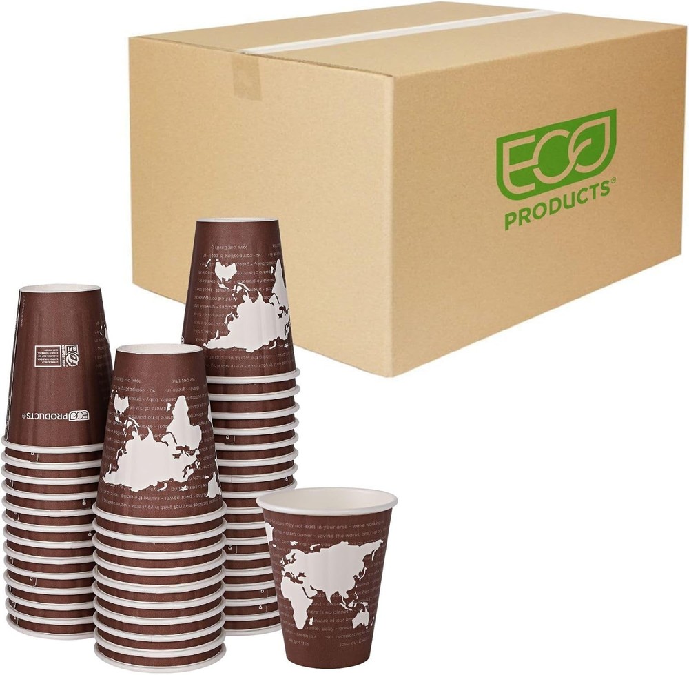 Disposable Coffee Cups 8oz 800Ct Compostable