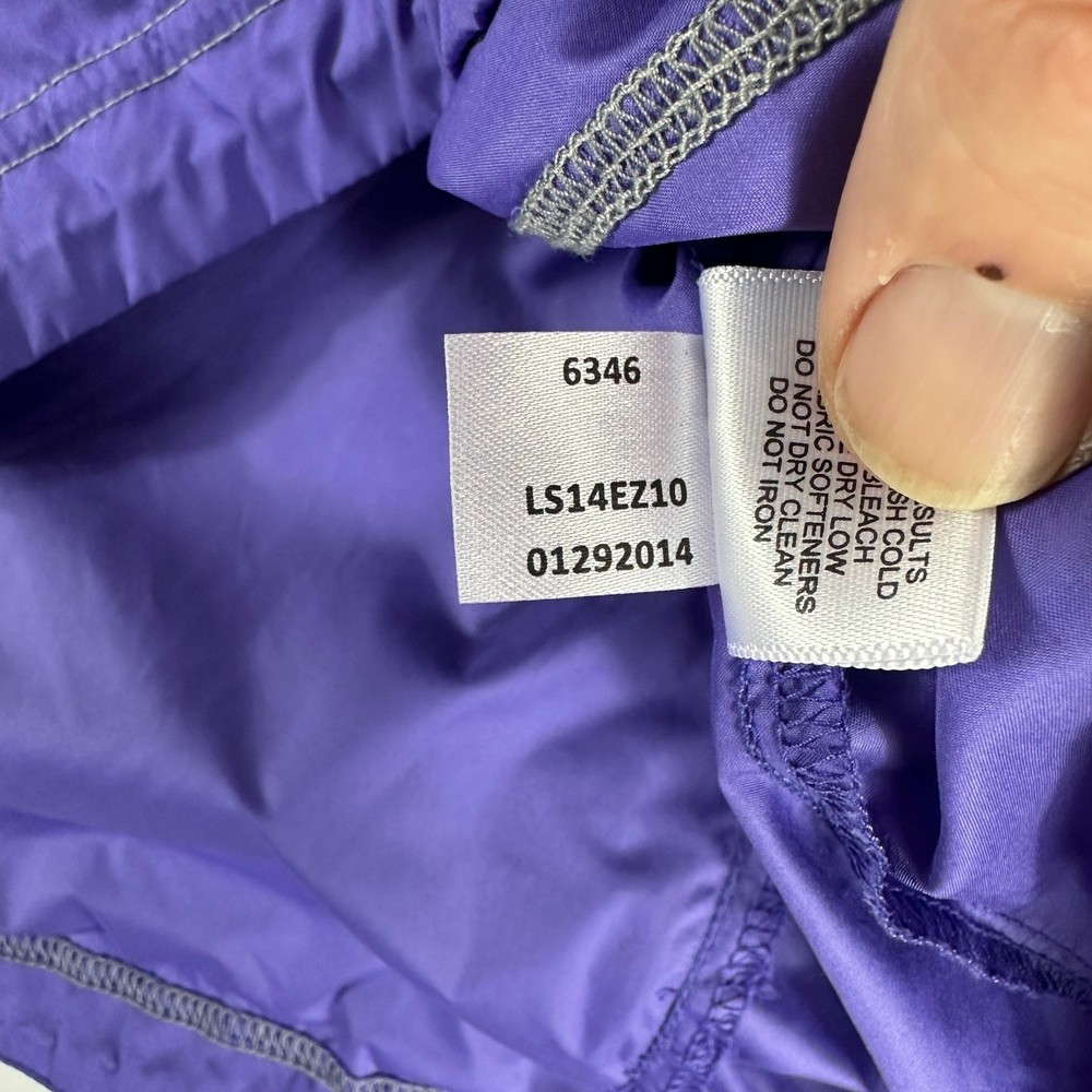 Peter Millar Element Wind Pullover Jacket Purple Golf Windbreaker Size L