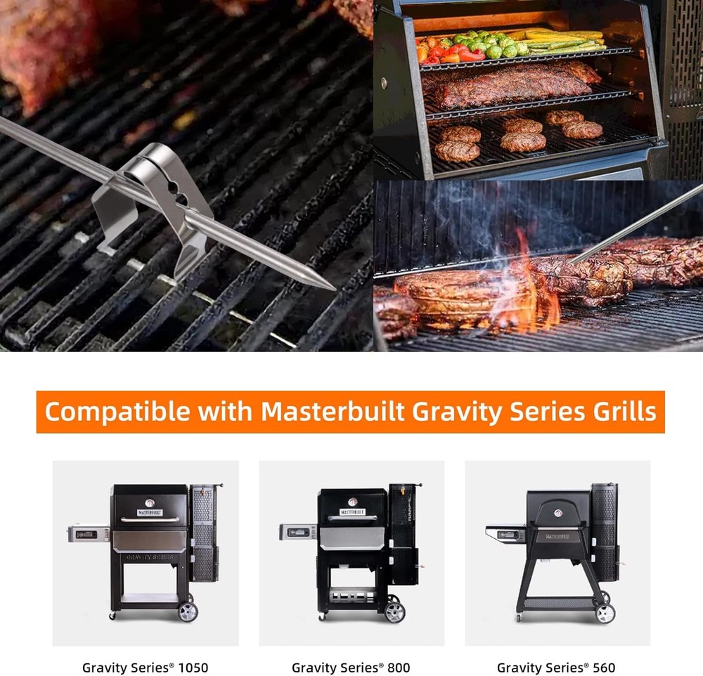 4 Pack Replacement Meat Probe for Masterbuilt Gravity MB-4Pack