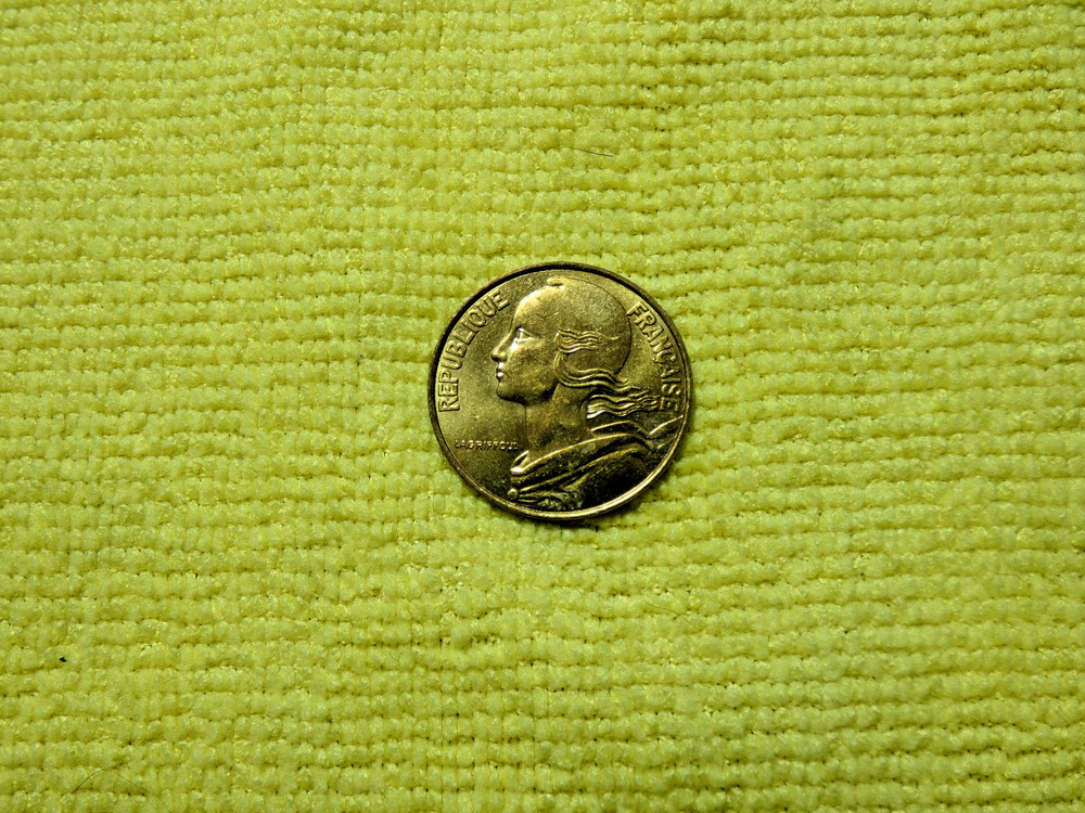 France 20 Centimes coin, 1996