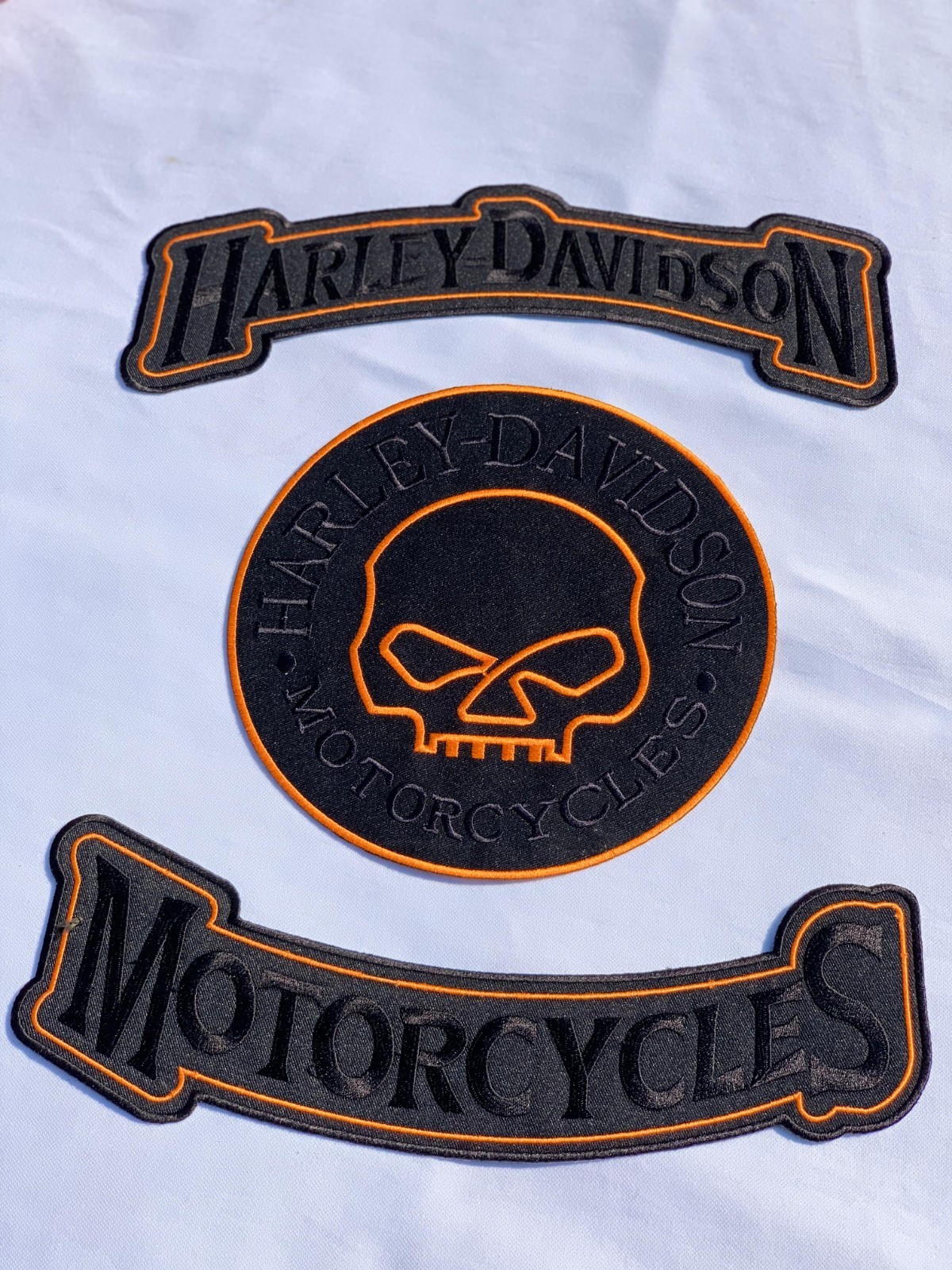 Harley-Davidson Willie G Skull 3-Piece Back Patch Set