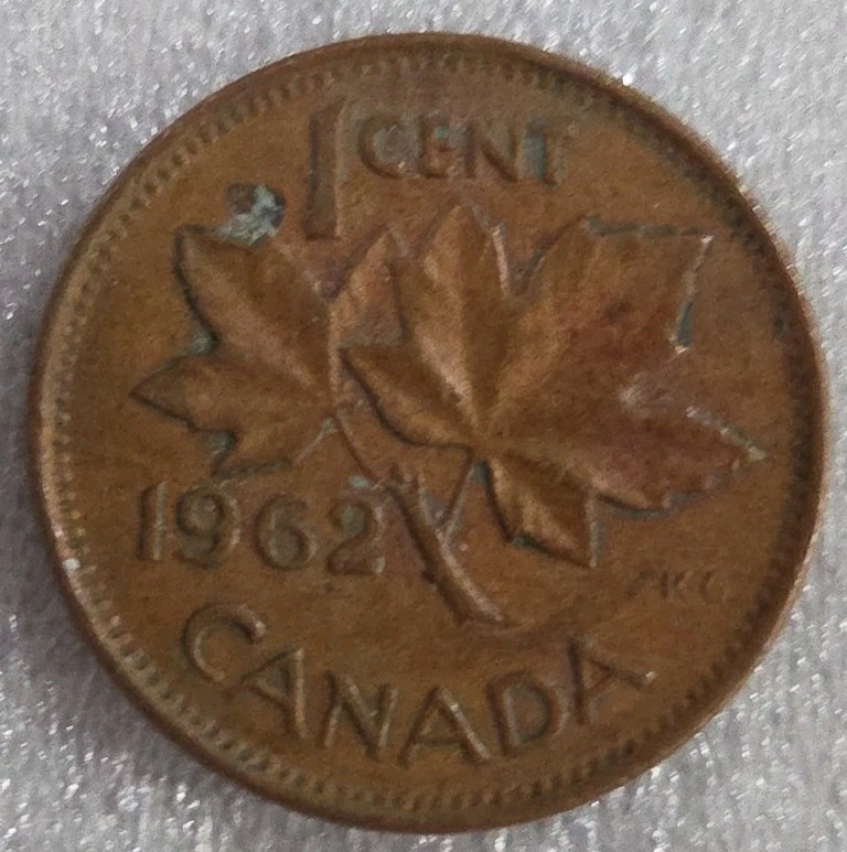 Canada 1 Cent 1962 Circulated "C932