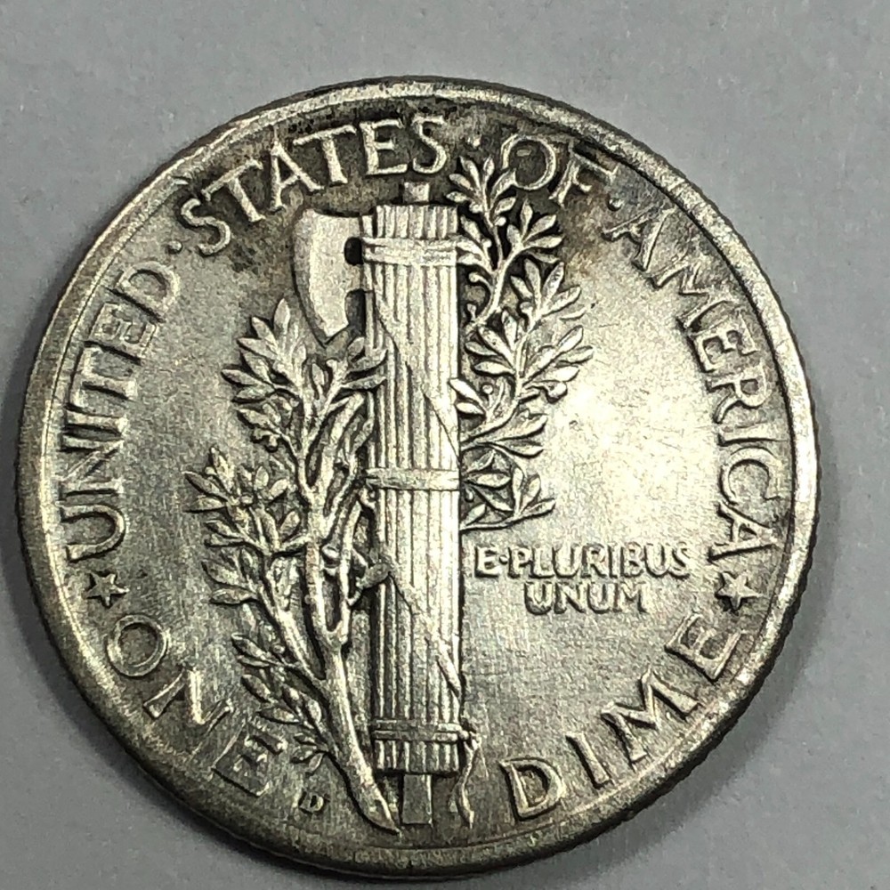 1920-D Mercury Silver Dime #19772