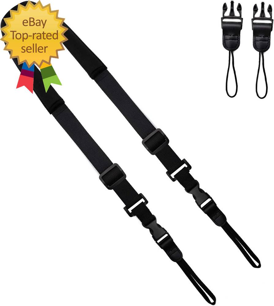 Camera Neck Straps with Quick Release Black for DSLR Camera or Binoculars Strap