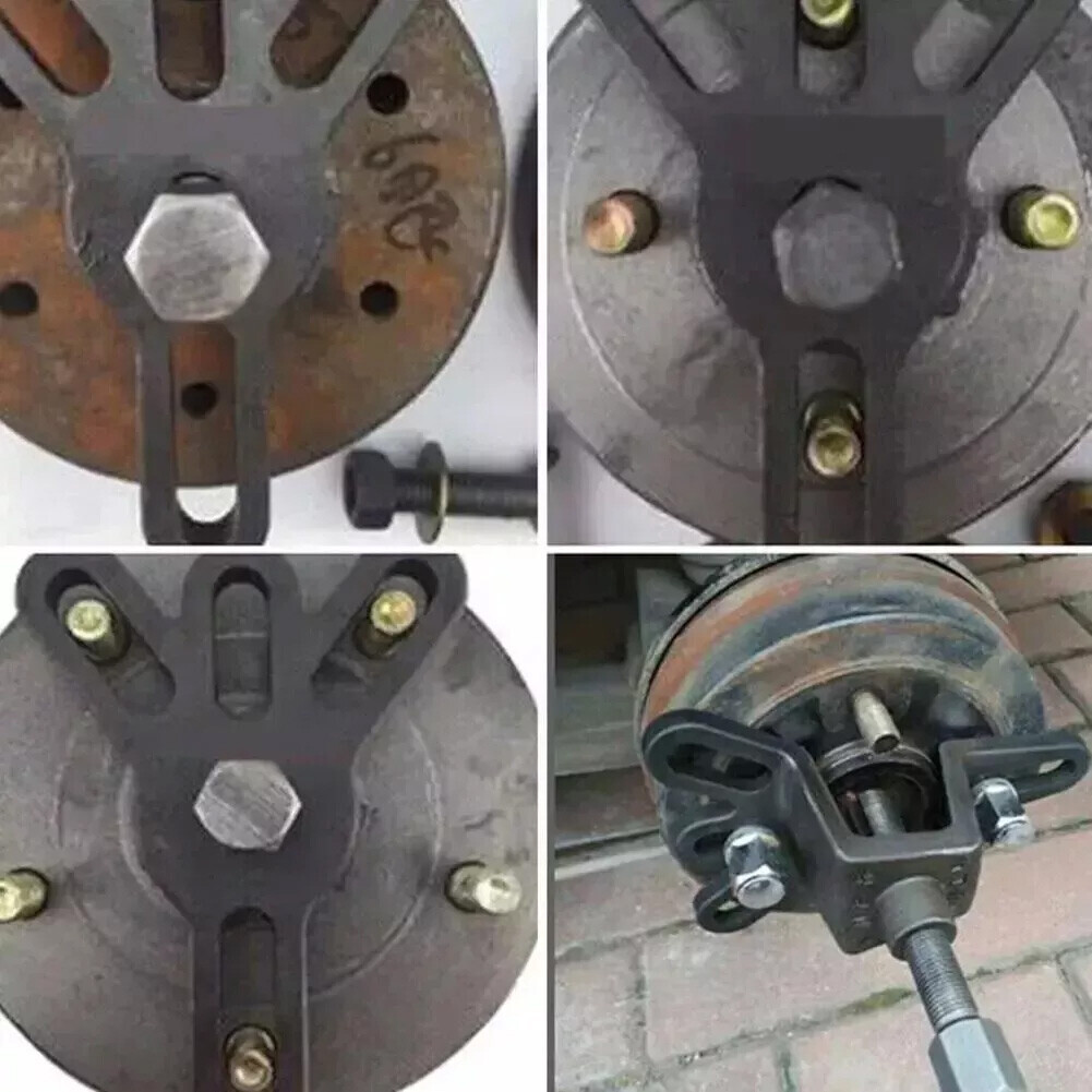 Universal 4 Holes Motorcucle Wheel Hub Puller- Rear Brake Drum Remover Tool USA