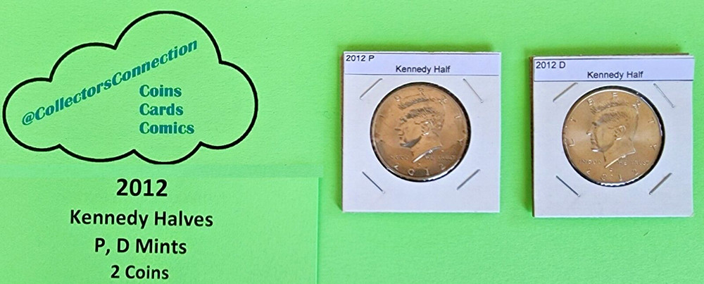 2012 PD Kennedy Half 2 coin set from Mint Bags