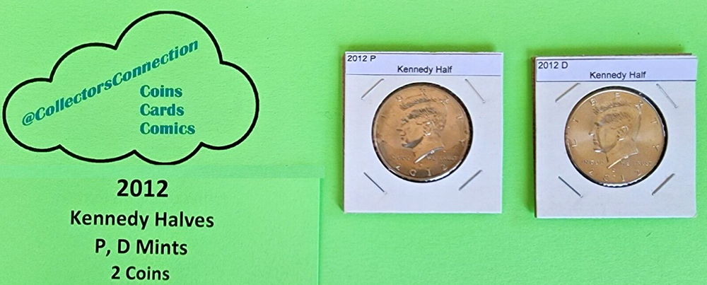 2012 PD Kennedy Half 2 coin set from Mint Bags