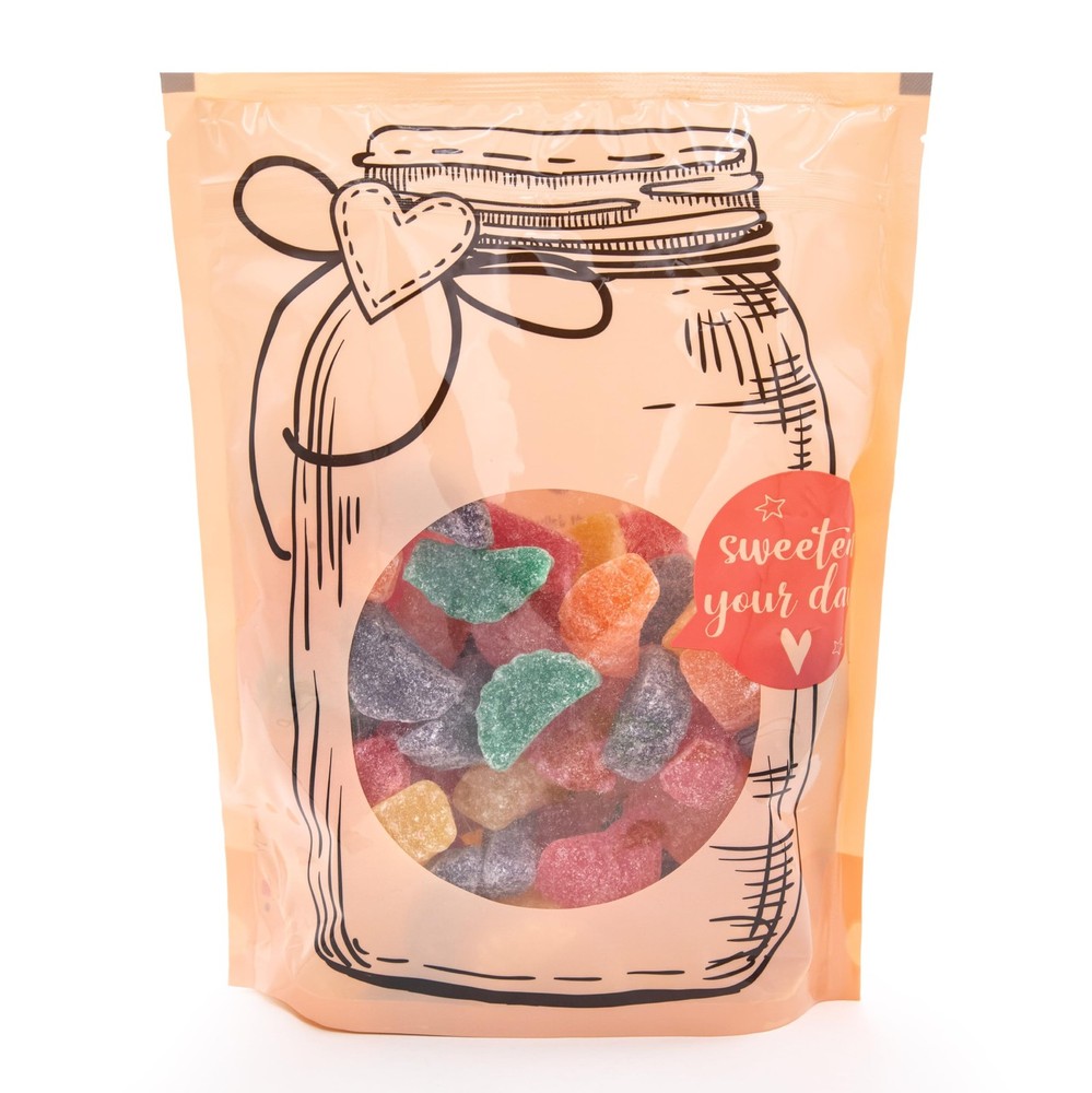 Fruit Slices - 2 Pound Bulk Pack (65 Count) - Assorted Fruit Jelly Candy - Un...