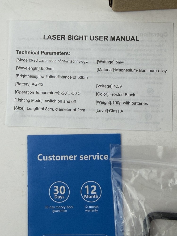 Laser Sight Beam for Insect Salt Bug Gun Beam Bug A Salt