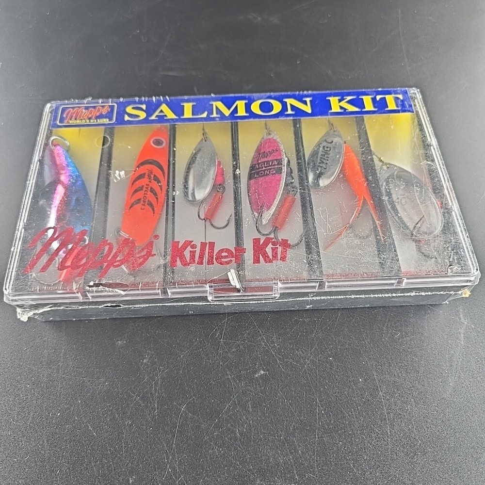 Mepps Salmon Kit - Plain Lure Assortment 6 Pc