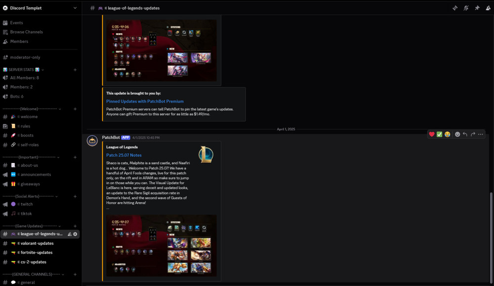 Gaming Discord Server ⚡Fast & Cheap⚡