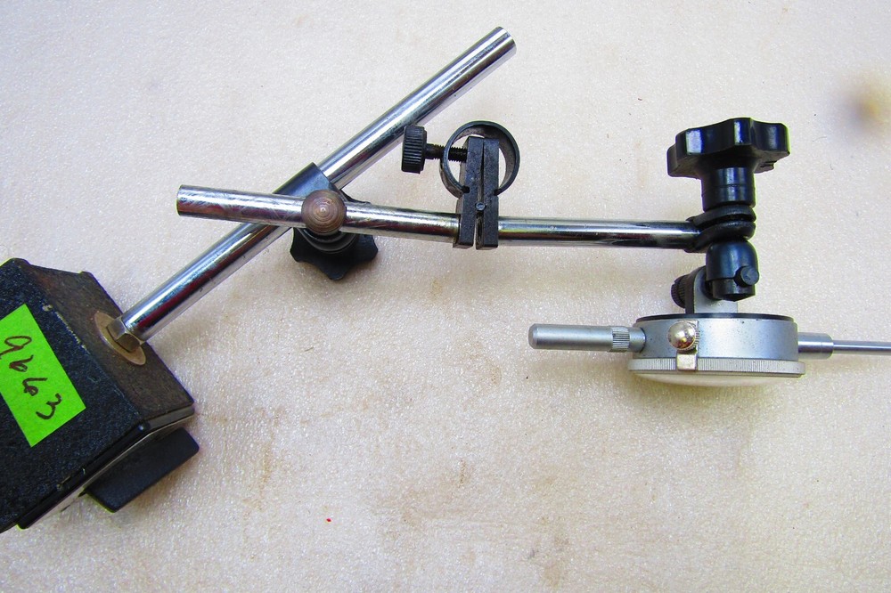 Magnetic base dial test indicator by Peacock