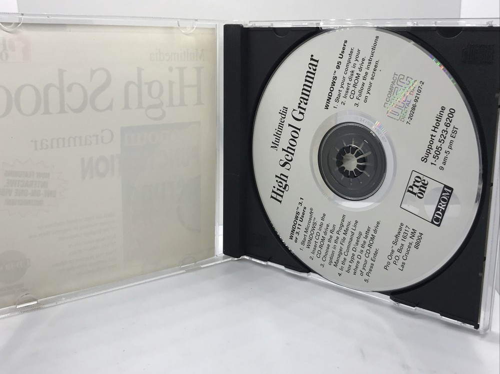 Multimedia High School Grammar PC Cd