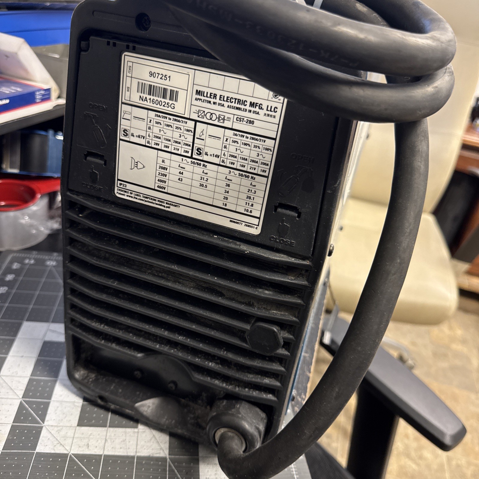 Miller CST 280 Stick Welder/Welding Machine 208-460V (LLL5