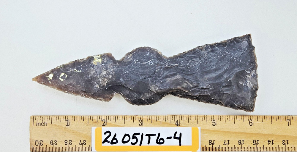 6" Stone Tomahawk Head - AX - Pow-Wow - Hand Knapped Agate