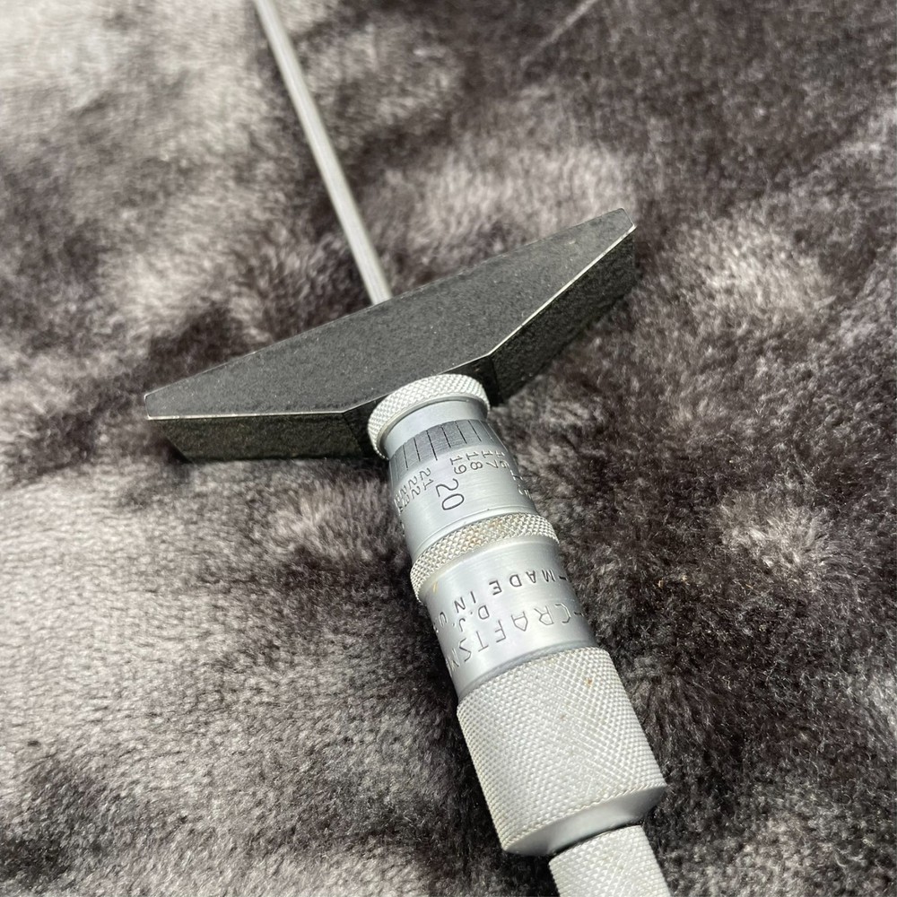 Vintage Craftsman Variable Depth Gauge Micrometer EUC