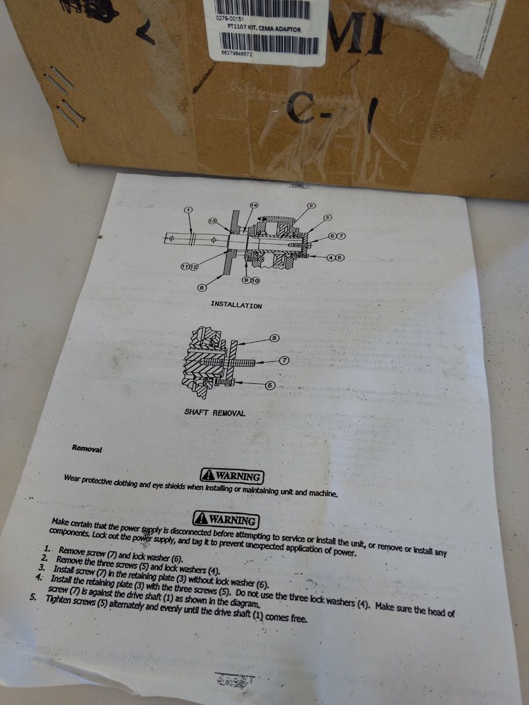 PT1107 kit Cema adapter Hub City