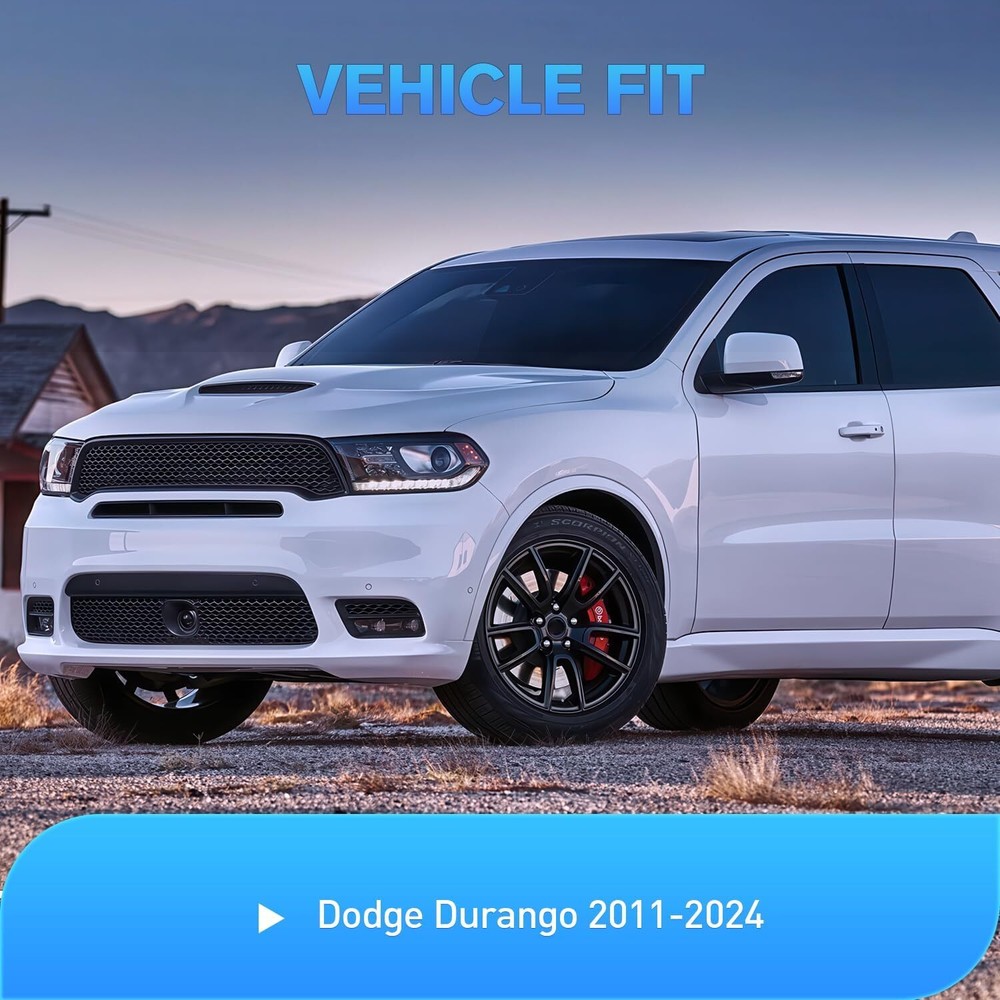 Nilight Window Visor for Dodge Durango 2011-2024 in Channel Window Deflectors