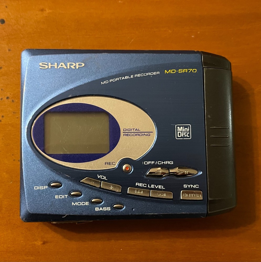 SHARP MD-SR70 Minidisc Recorder and Player - Faulty