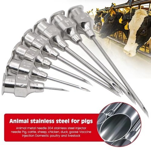 New Practical Various models Veterinary Needles Cattle Needle For Animals 10Pcs