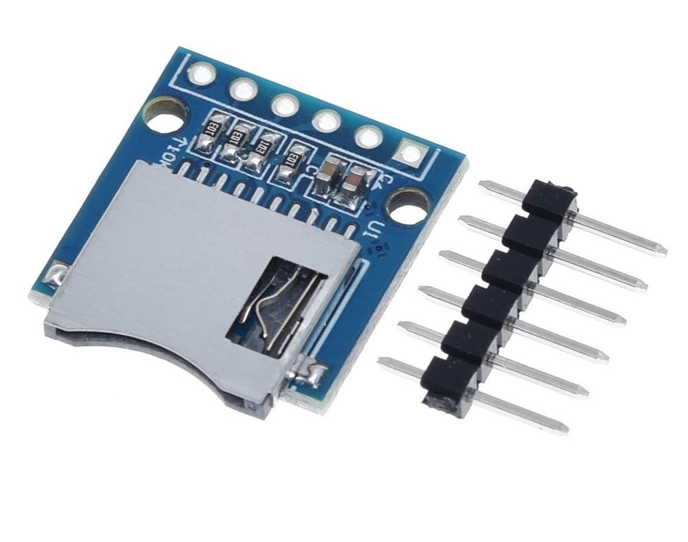 6 Pcs Micro SD TF Card Adapter Mini Reader Module 3.3V 6 Pin SPI Interface Co...