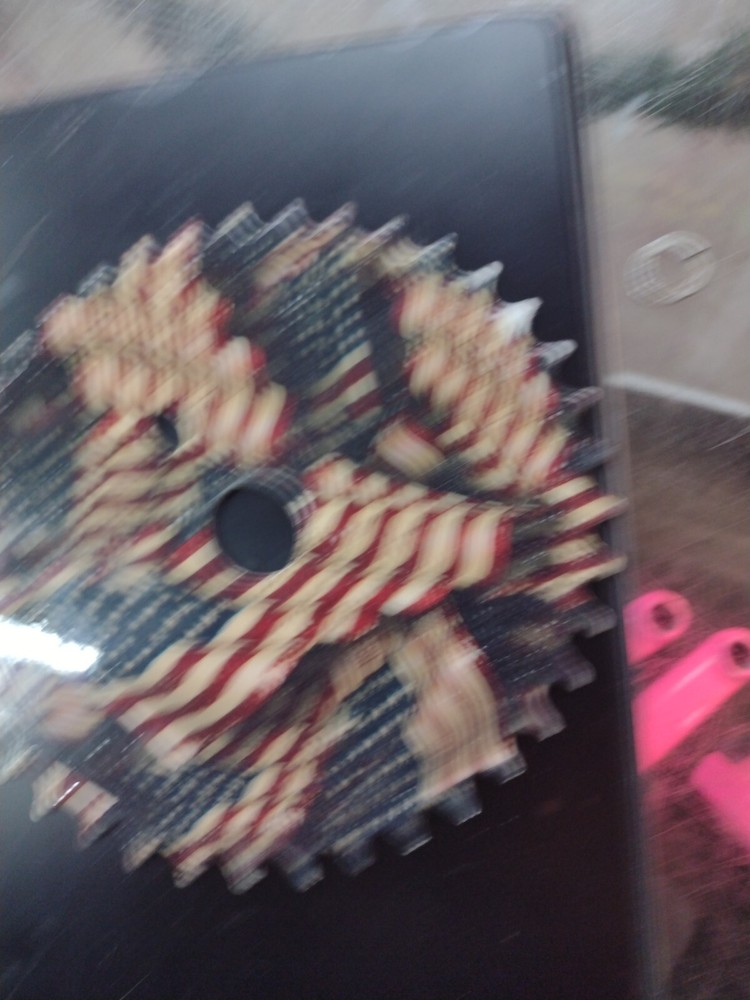 Bike Chain Ring Custom Flag Theme