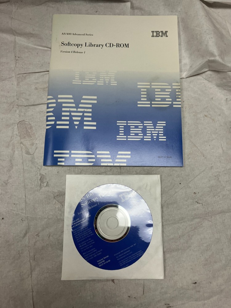 IBM AS/400 SOFTCOPY LIBRARY & INFORMATION CENTER Version 4 Release 1 Manuals CD