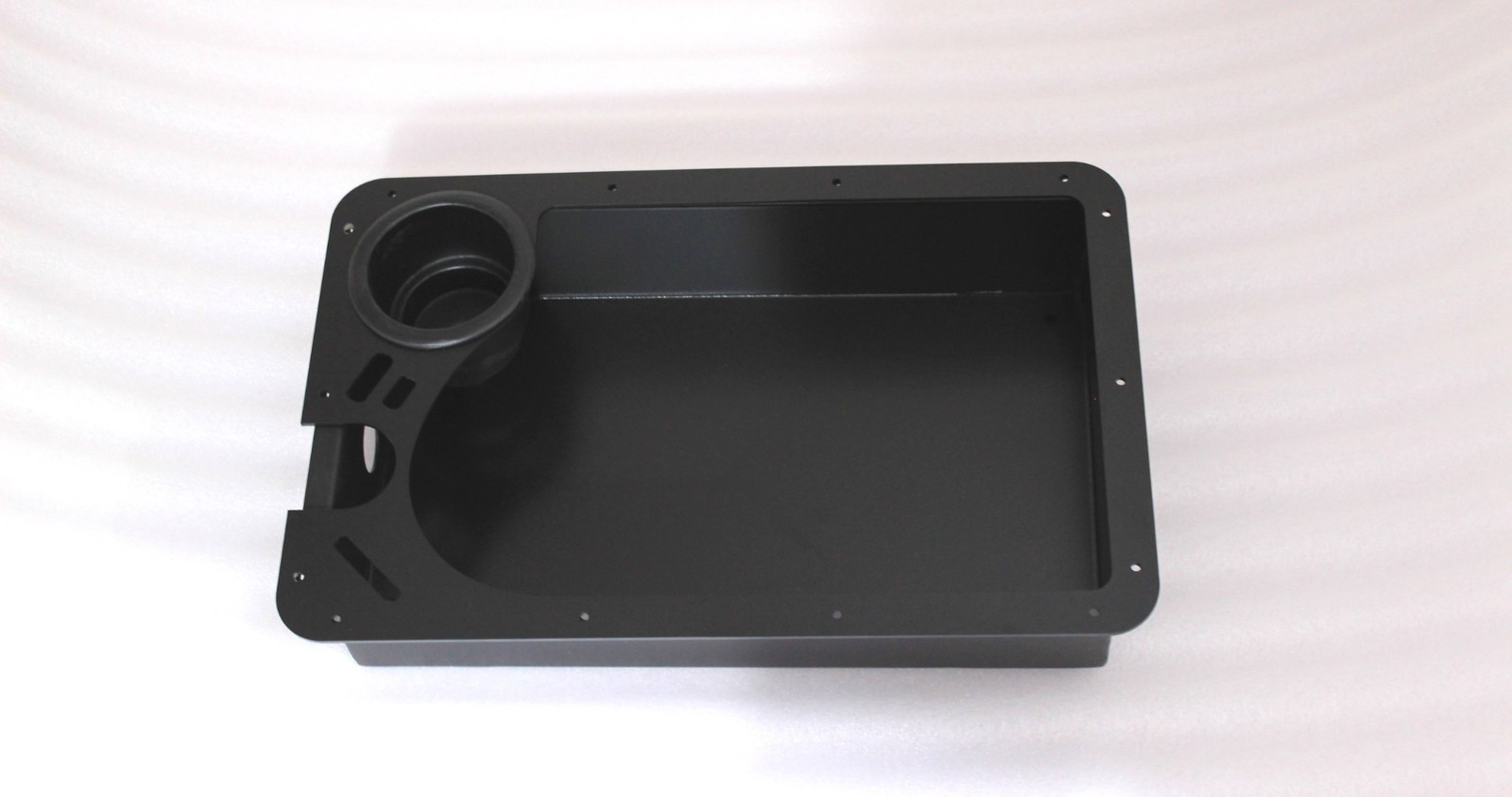 Recessed Trolling Motor Foot Pedal Pan Tray Steel New Black