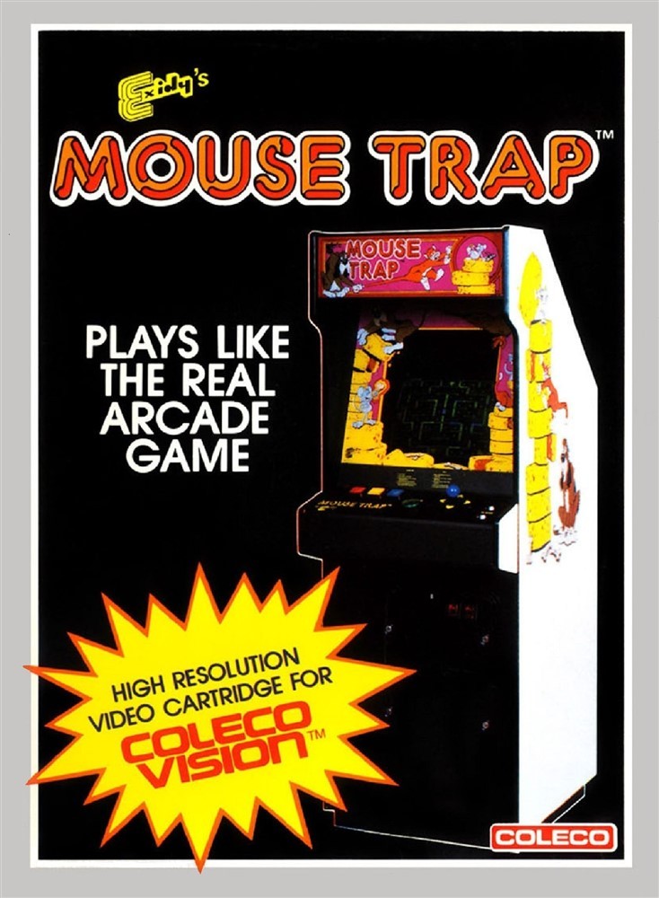 Mouse Trap - Authentic ColecoVision Game