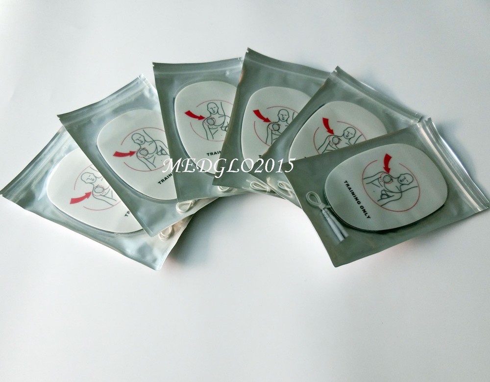 2 Pairs /Pack Adult XFT AED Training Electrode Replacement Pad for AED Training