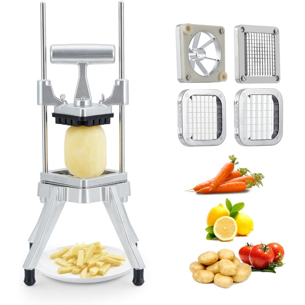 Multi-Function Stainless Steel Dicer - Ergonomic & Non-Slip for Professional Use