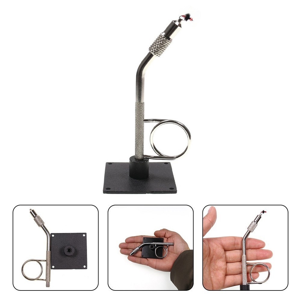 Small Fly Tying Vise with Steel Base Sturdy Construction Precise Performance