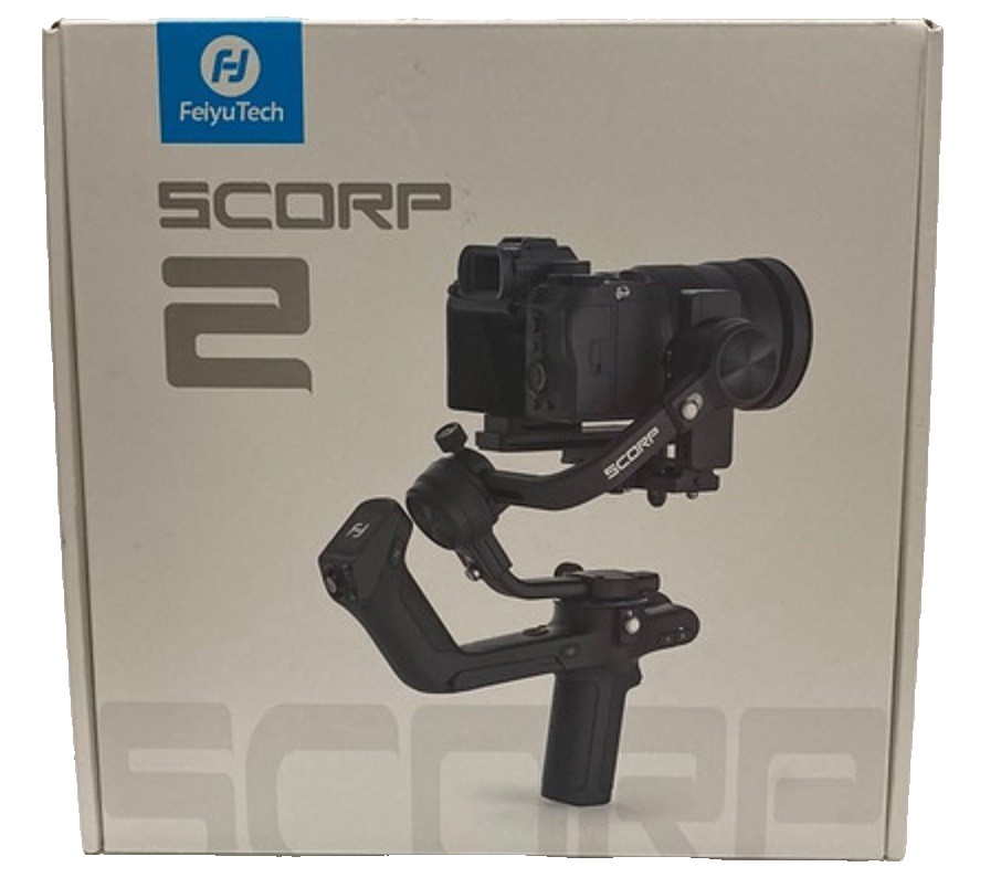 FeiyuTech SCORP 2 3-Axis Gimbal Stabilizer for Camera, AI Tracking,  Bluetooth