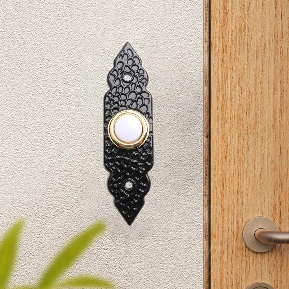 Convenient Wired LED Light Doorbell Push Button for Easy Front Door Access