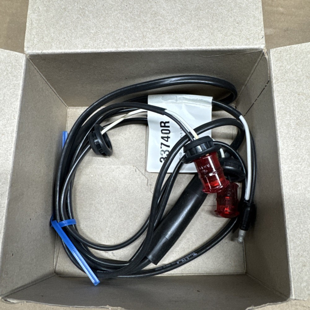 Identification Light Assembly Sealed Red Round Grommet Mount LED