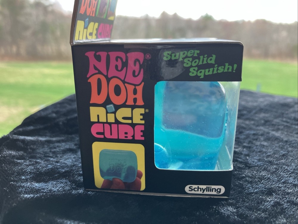 NEEDOH Nice Cube Blue Edition Super Solid Squish Sensory Stress Relief NIB