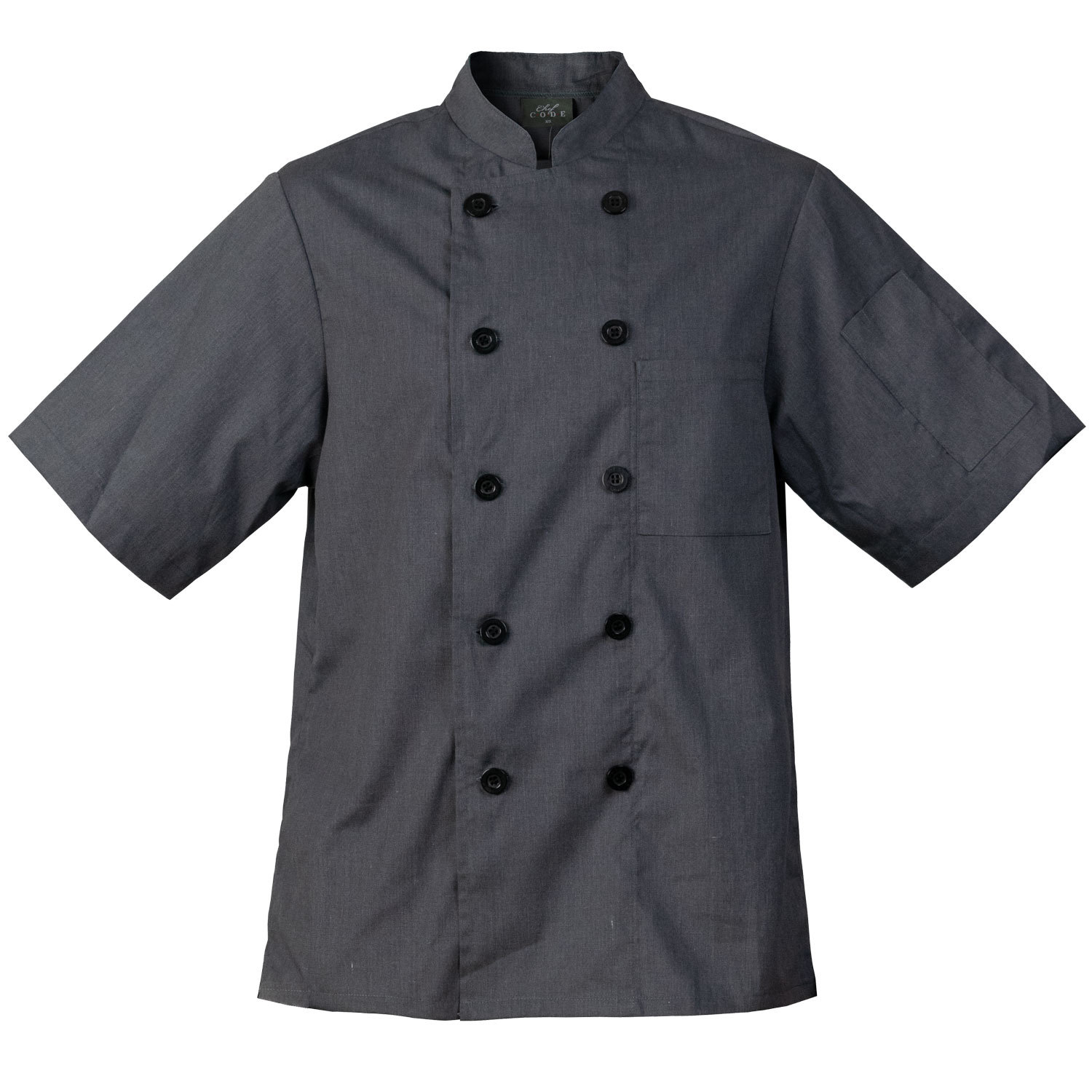 Chef Code Lightweight Ultra Soft Short Sleeve Chef Coat CC124LT