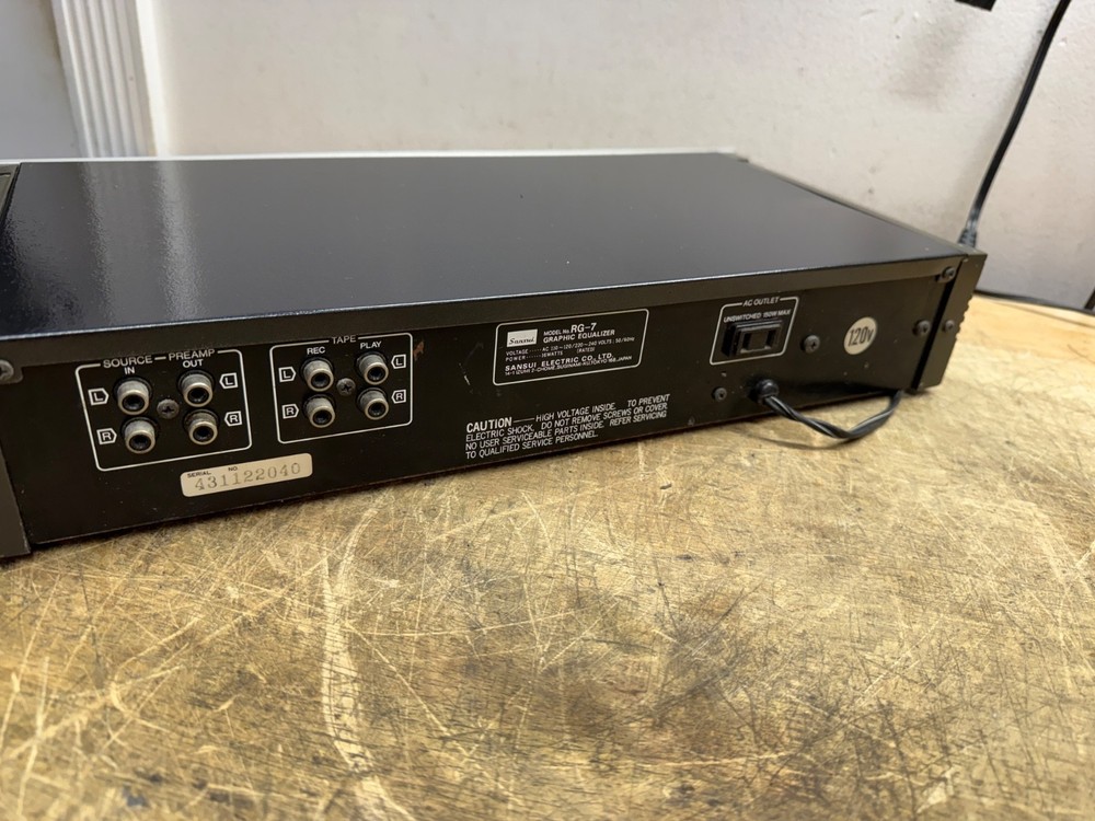 SANSUI RG-7 Stereo Graphic Equalizer