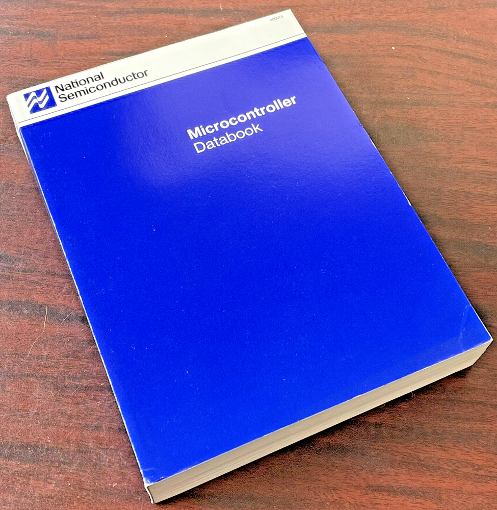 NATIONAL SEMICONDUCTOR 1989 Microcontroller Databook, NICE