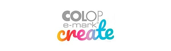 COLOP E-mark Create Portable Printer, Stamp Maker, Handheld Printer Wireless
