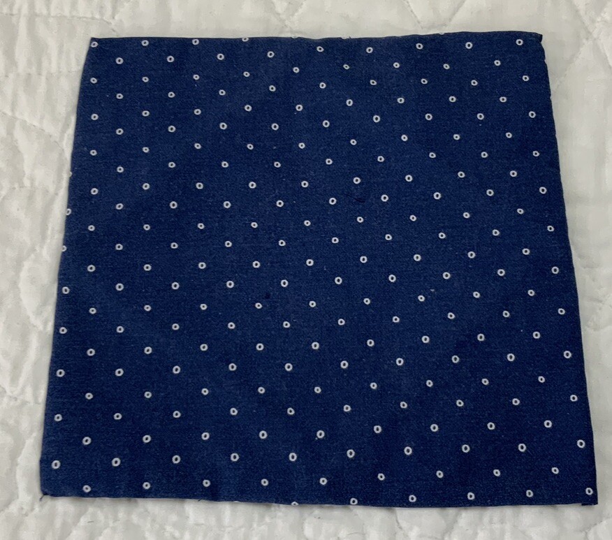 Antique Vintage Patchwork Quilt Table Topper, Nine Patch, Hand Quilted