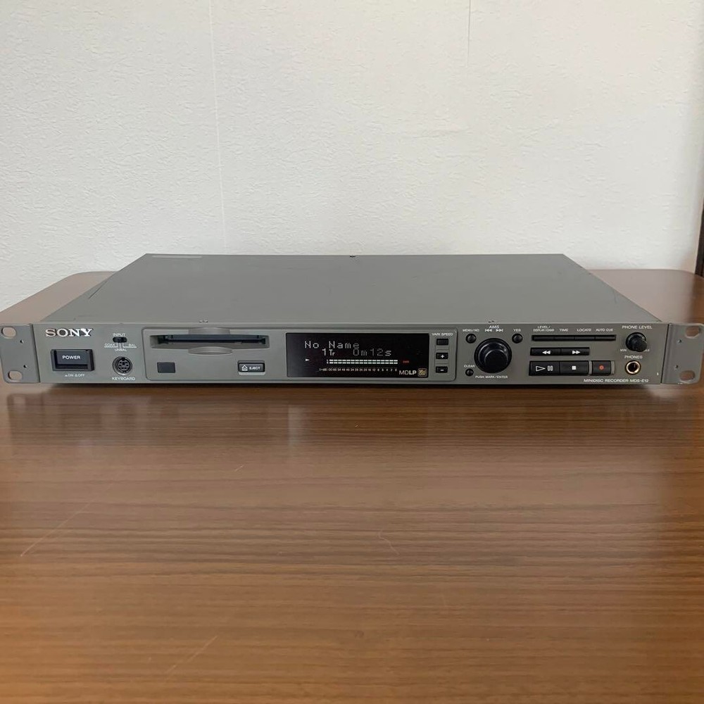 Sony Mds-E12 Black Professional Md Recorder