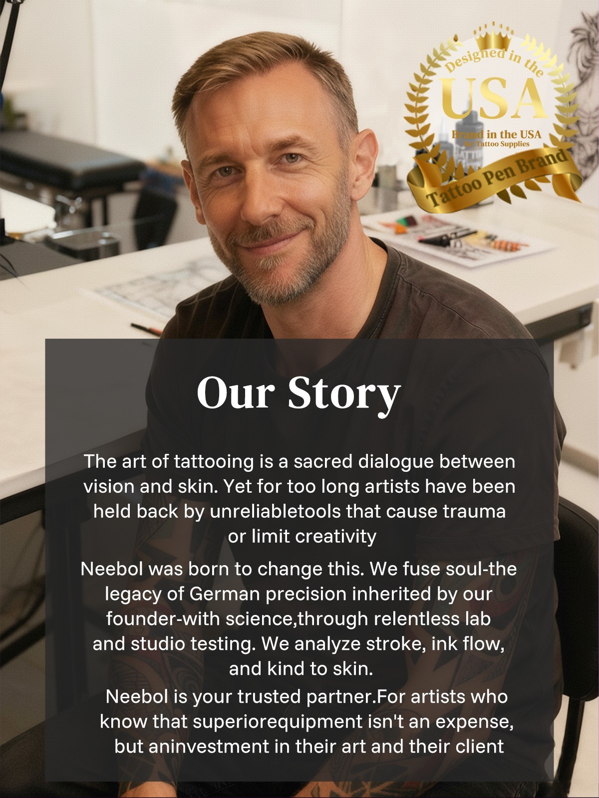 Wireless Tattoo Kit Complete for Beginners Pen Machine with Power Supply Needles