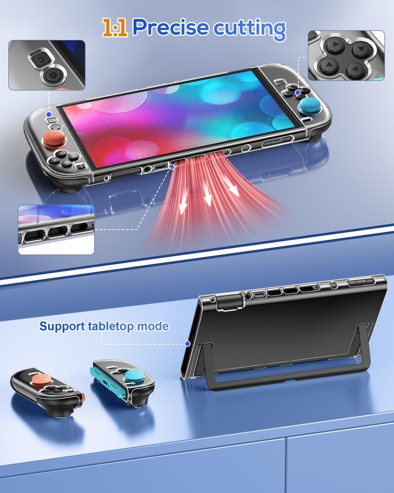 Protective Case for Nintendo Switch 2 2025, Switch 2 Case Slim Hard Shell Acc...