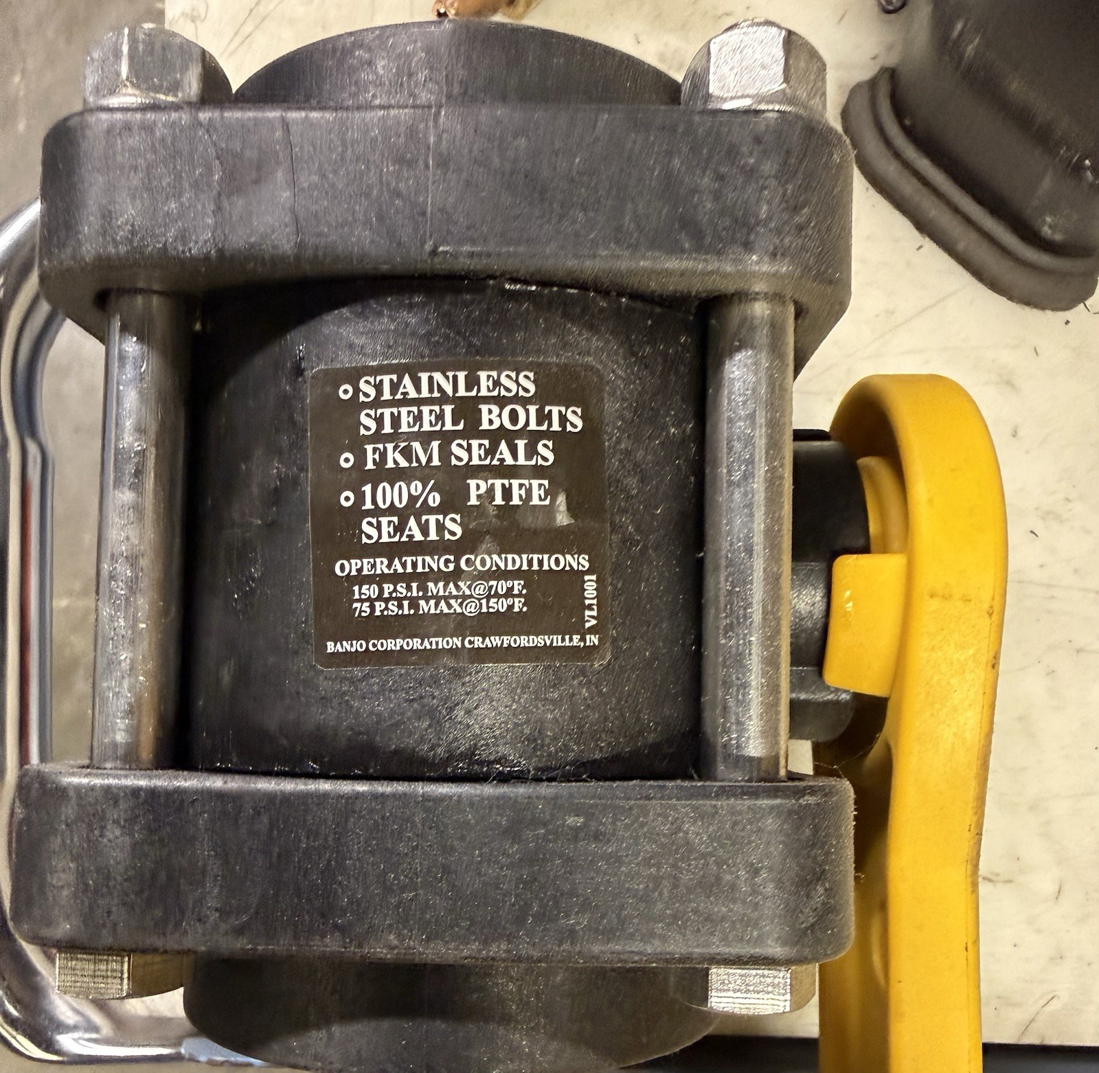 Banjo V200 Polypropylene Ball Valve 2" Inch Threaded