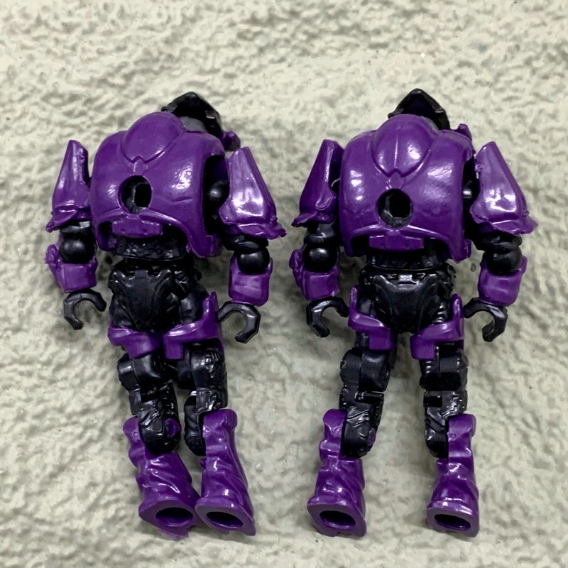 10pcs Purple Elite Minior Mega Bloks Construx Mini Figures Toys Customized