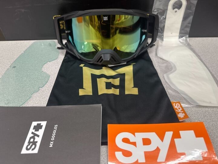SPY+ Foundation+ MX Goggle-BronzeHD Gold Spectra Mirror+Clear HD AFP-J. McGrath