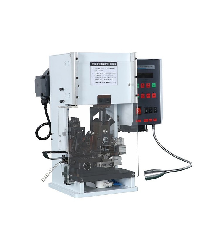 Semi Automatic Terminal Peeling and Stapling Machine with Nast
