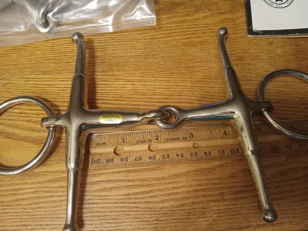 New Fulmer cheek snaffle bit 4 in