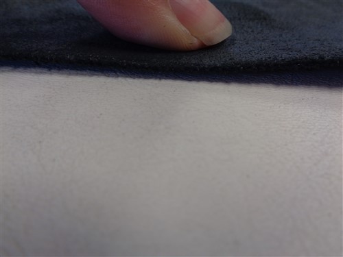 LEATHER HIDE BLACK TEXTURED 52" X 36 1/2"